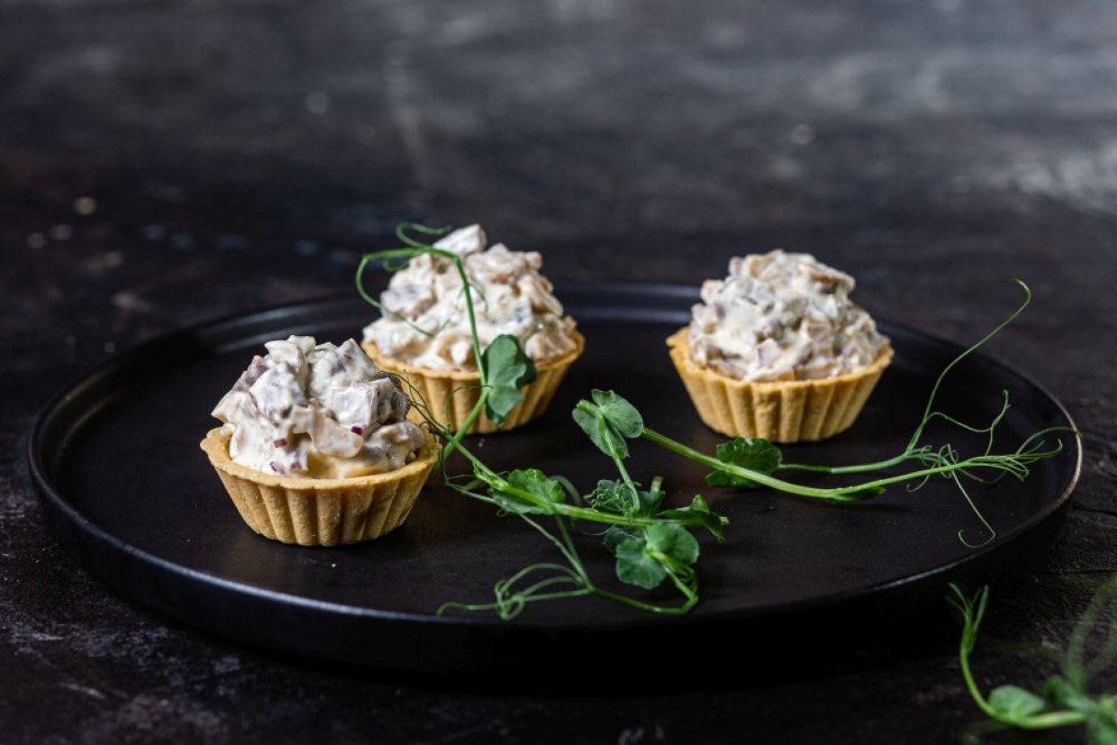 Тарталетка с грибами<br>