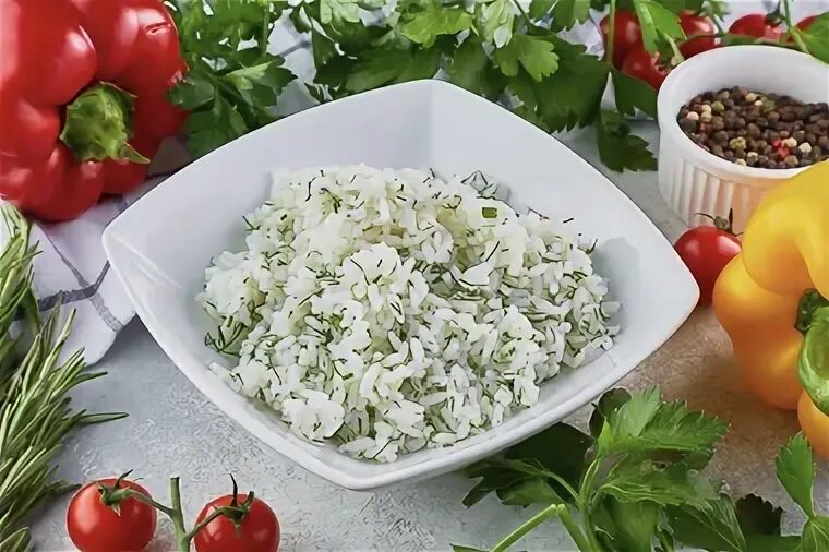 Рис с зеленью<br>