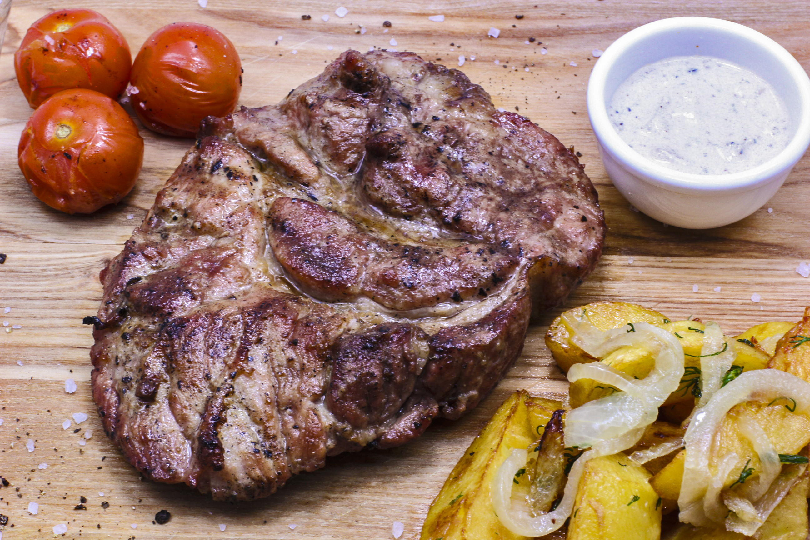 Стейк из свинины<br>